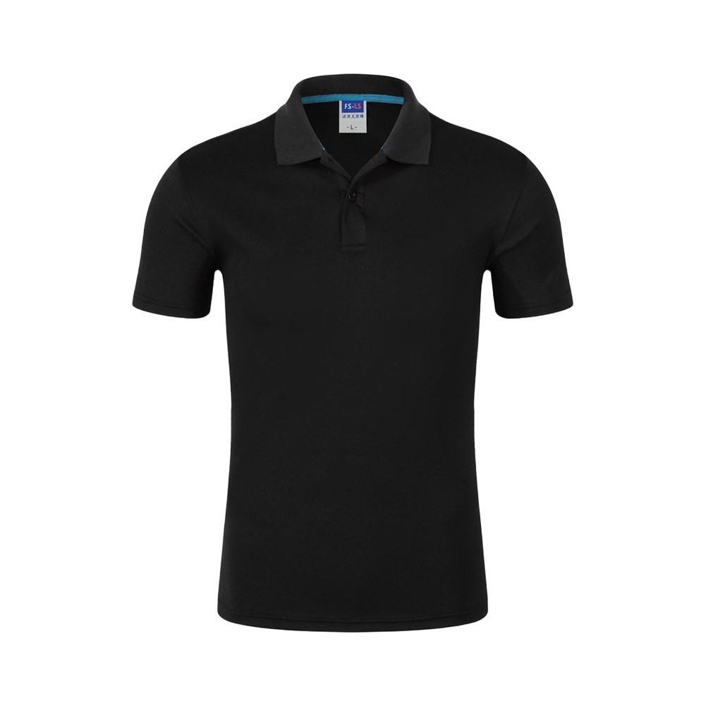 Short-Sleeve Men’s Lapel T Shirt for Sports Training and Everyday Casual Wear