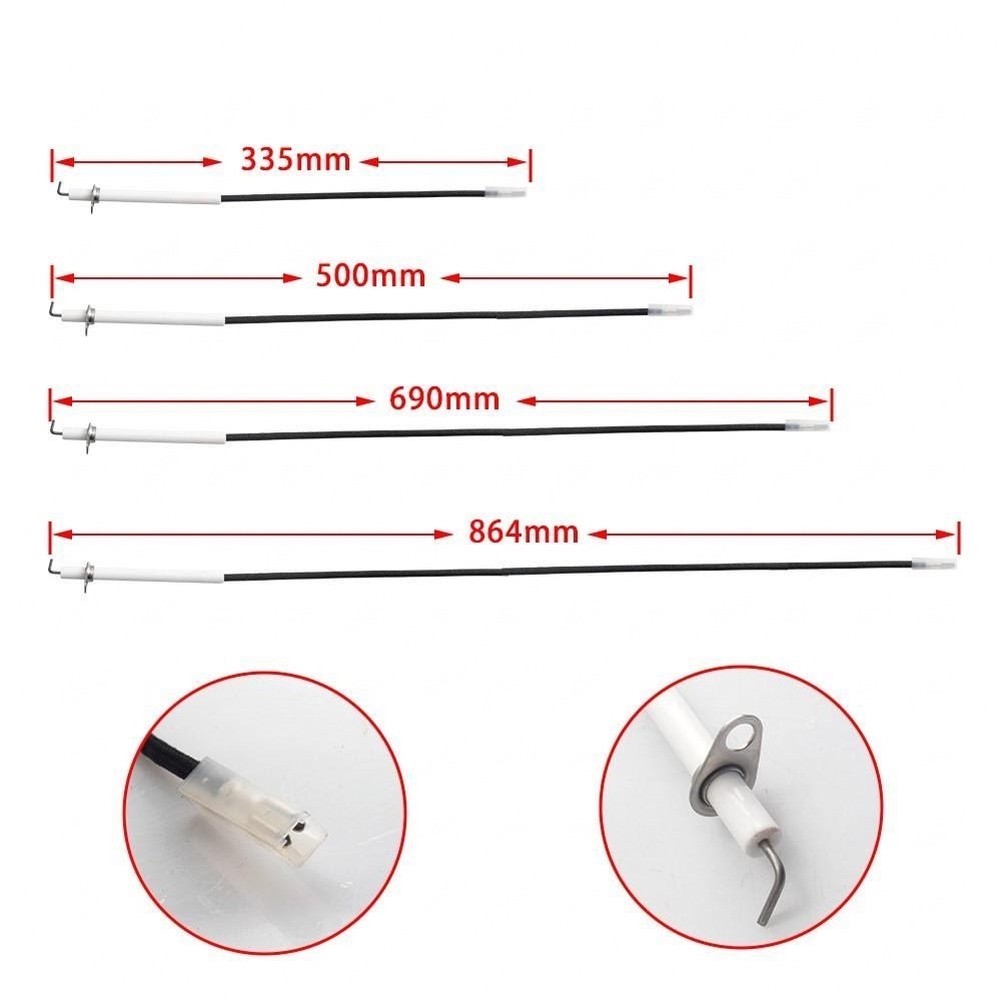 Igniter Kit for 28 Inch For Griddle 12KV Spark Generator 4 Electrode Set