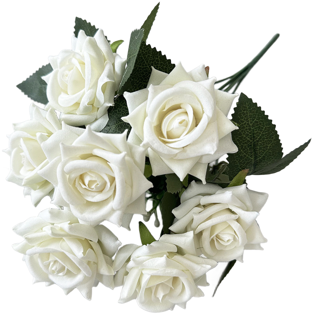 Artificial Silk Bouquet for Wedding For Hotel Decor Velvet Flowers 35cm