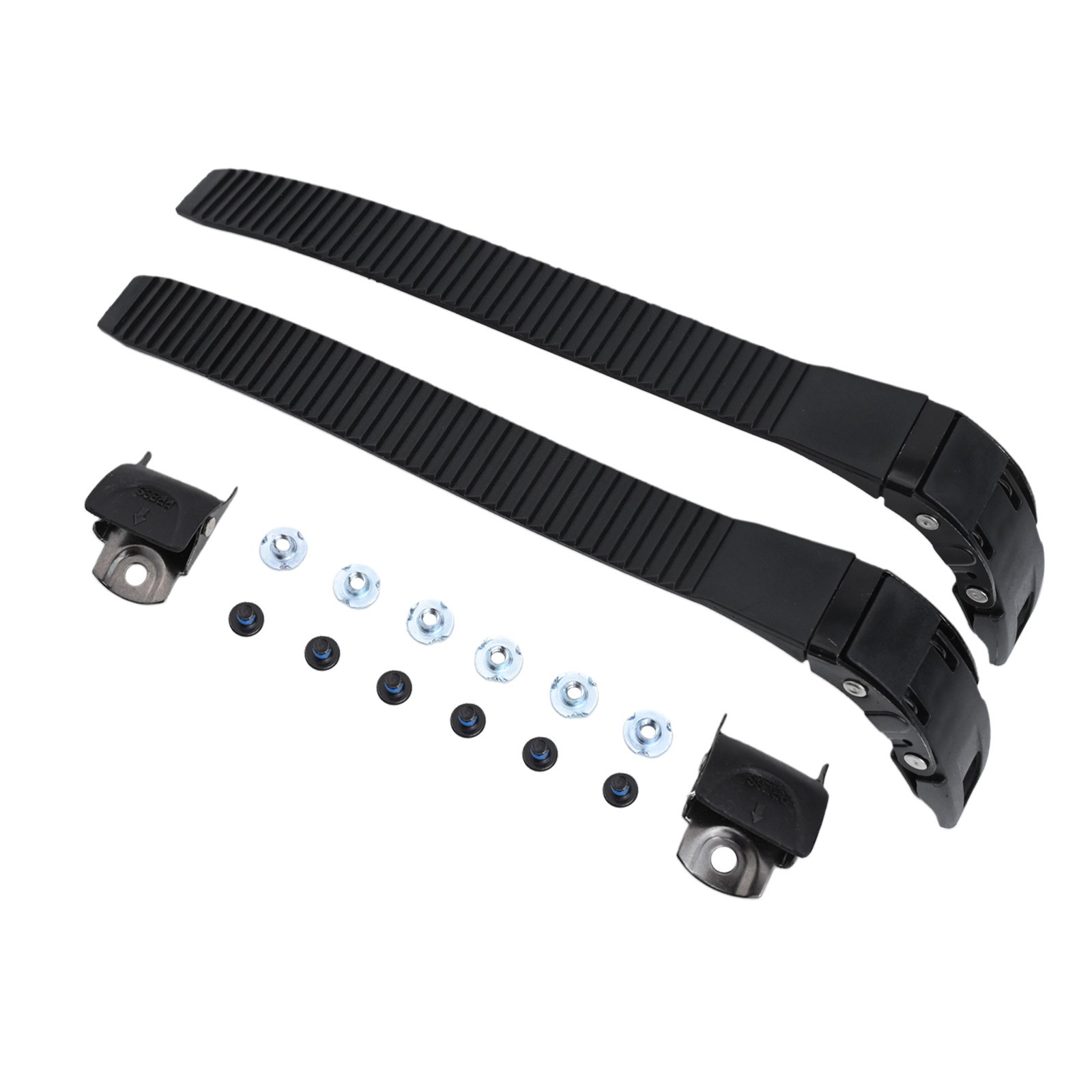 Inline Skate Strap Buckle Hardware 2pcs PP Straps with Clamp Screws and Nuts