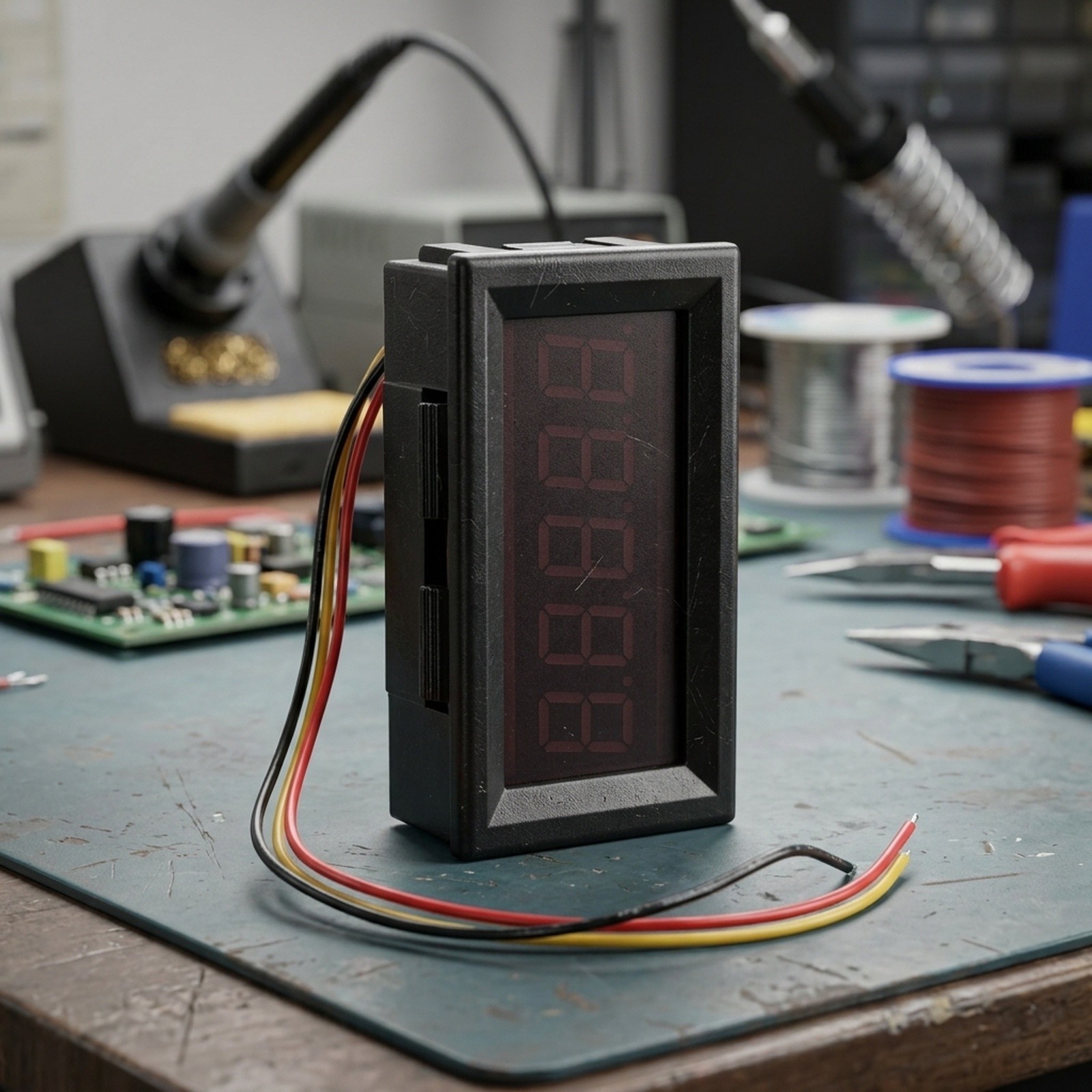 0 36 Inch Digital Voltage Meter 5 Digit LED Display Three Wire DC Tester