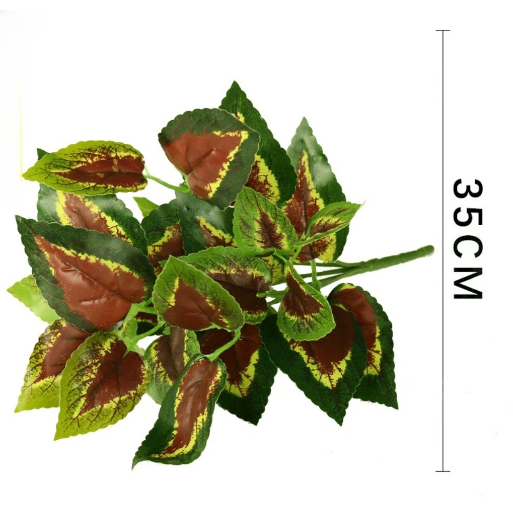 Terrarium Artificial Plant for Reptiles Hanging Climbing Foliage Decor 1pc