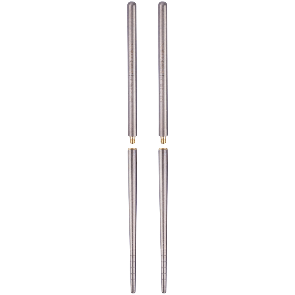 Titanium Folding Chopsticks 9.5 x 2.5cm Ultralight 17g Outdoor Cutlery Set