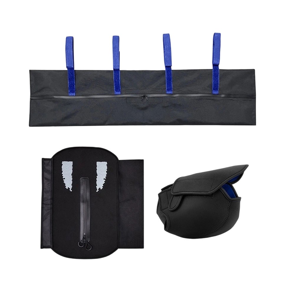 E-Bike Component Cover Set: Neoprene Battery Motor + Oxford Handlebar Covers