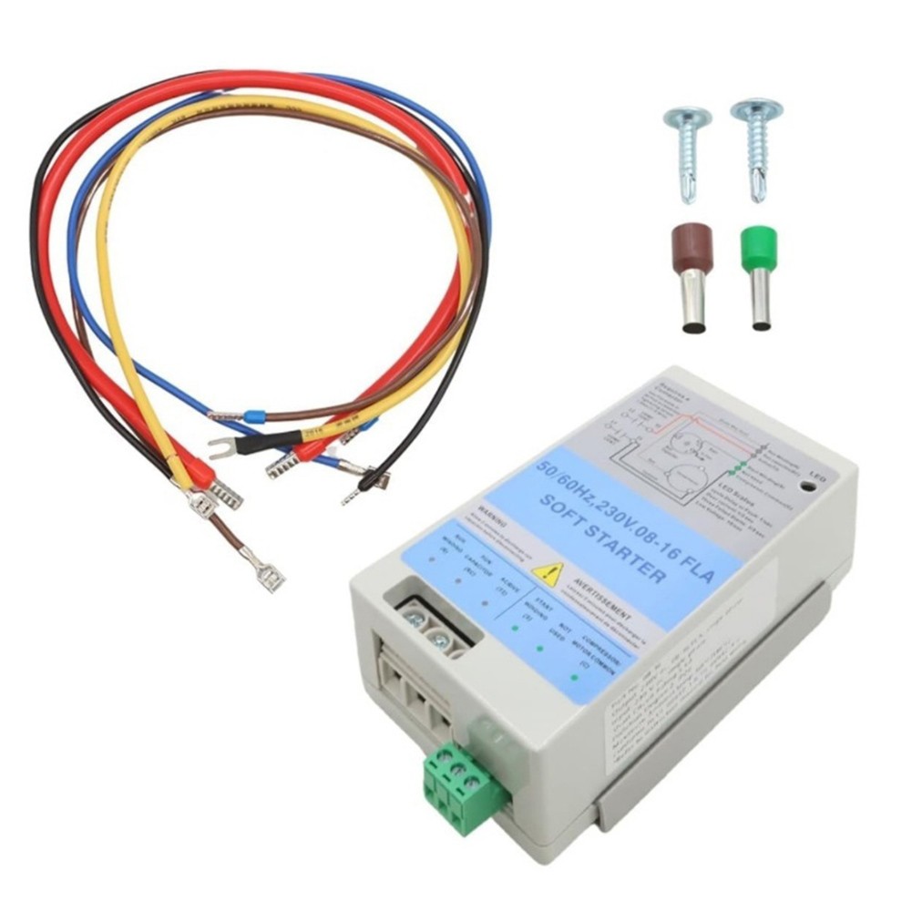 16-32A Soft Start Module for 4-7 Ton AC Units Quiet Startup 230V 50/60Hz