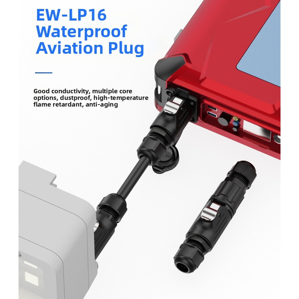 Waterproof IP68 Circular Connector Aviation Design 2 Core to 5 Core Range