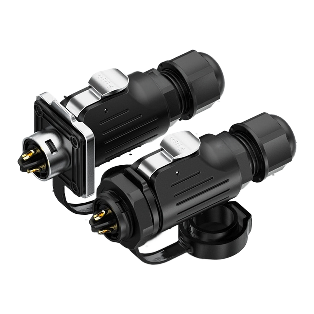 Waterproof IP68 Circular Connector Aviation Design 2 Core to 5 Core Range