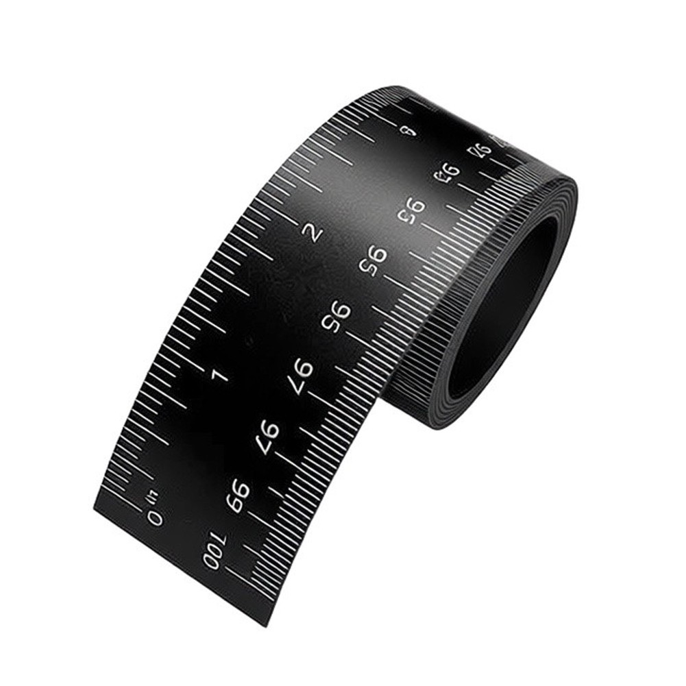 Double Sided Magnetic Ruler 1cm and 1/12ft for positioning on metal surfaces