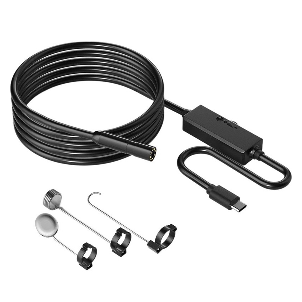 1920P HD Borescope Camera IP68 Waterproof Lens 8 LED for iOS Smartphones