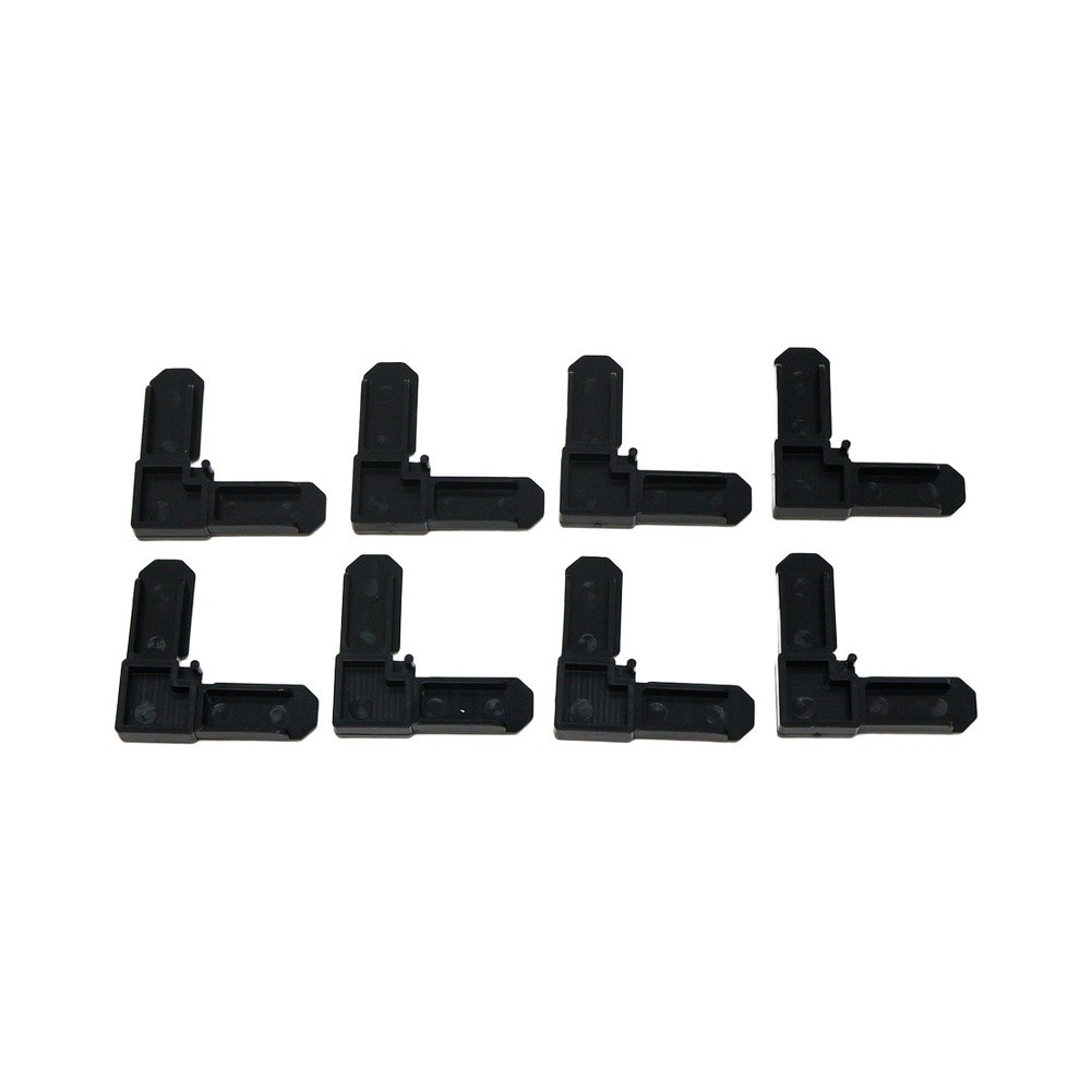 Tool Free Plastic Corner Brackets for 5/16 x 3/4 in Window and Screen Use