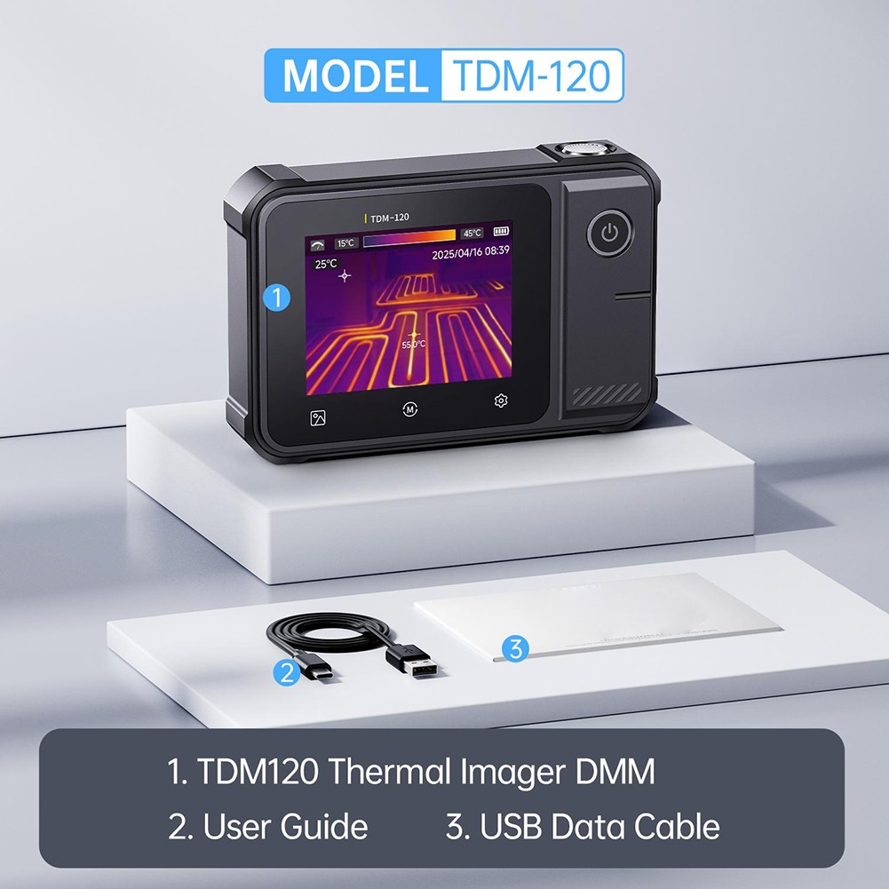 Thermal Imaging Multimeter TDM-120P Vanadium Oxide Detector 50 deg FOV
