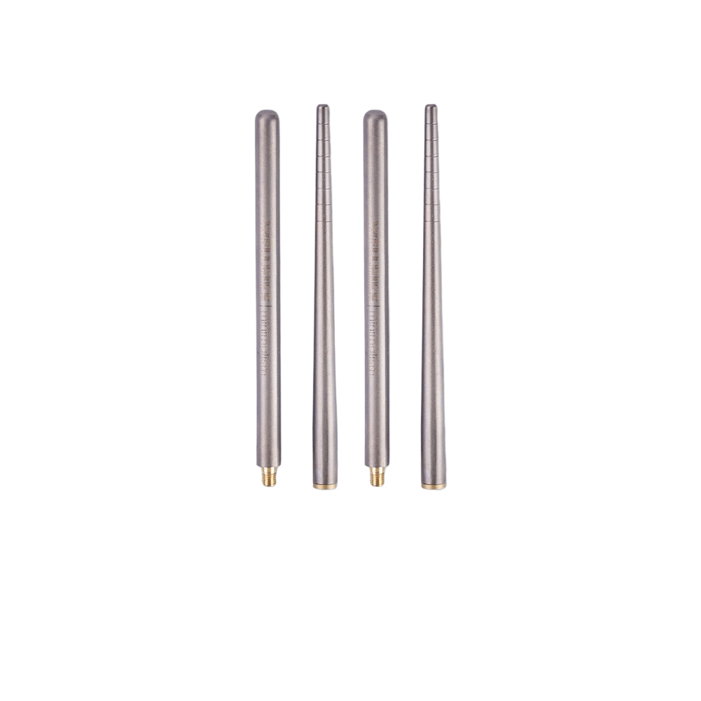 Titanium Folding Chopsticks 9.5 x 2.5cm Ultralight 17g Outdoor Cutlery Set - Produktbild 3