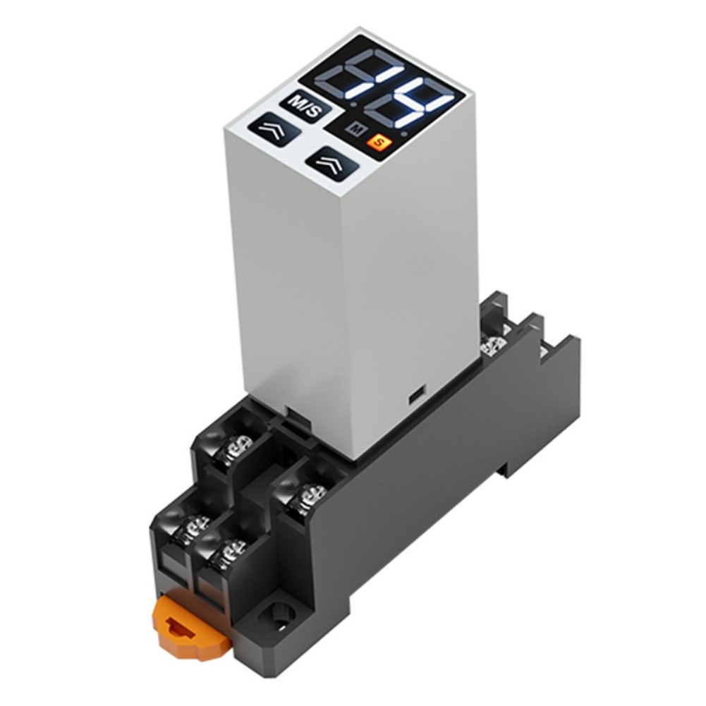 for H3Y-2/4 Digital On-Delay Timer Switch Industrial Grade 12V 24V 220V Input