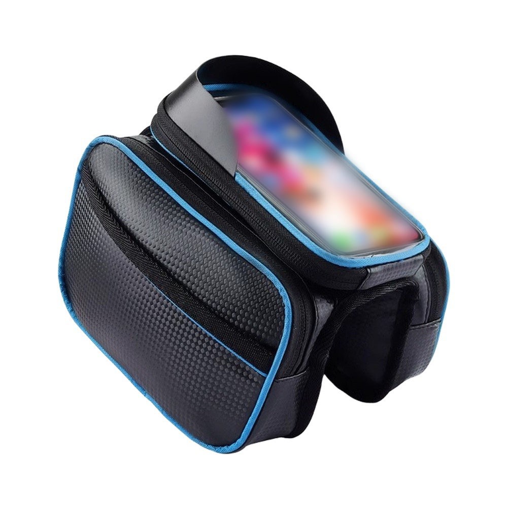 Front Frame Bag for Bicycles Built with Waterproof Leather 7.28×3.94in