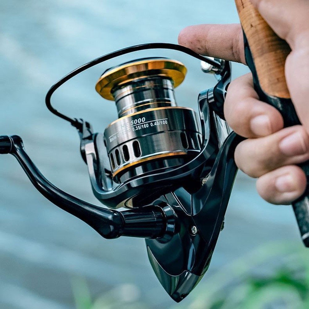 Aluminum Spool Reel with Chamfered Edge Line Flow Optimization Feature