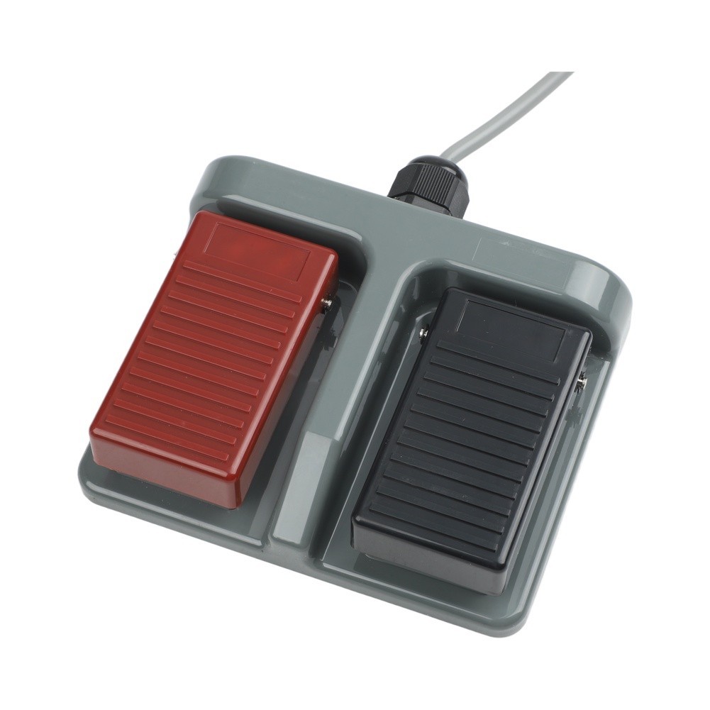 Robust TFS65 Red and Black Foot Switch for Independent or Simultaneous Control