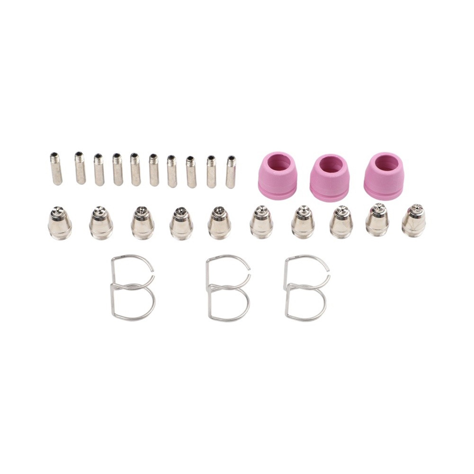 Consumable Set Flow Guide Rings Grooved Shield Cups Multiple Piece Options