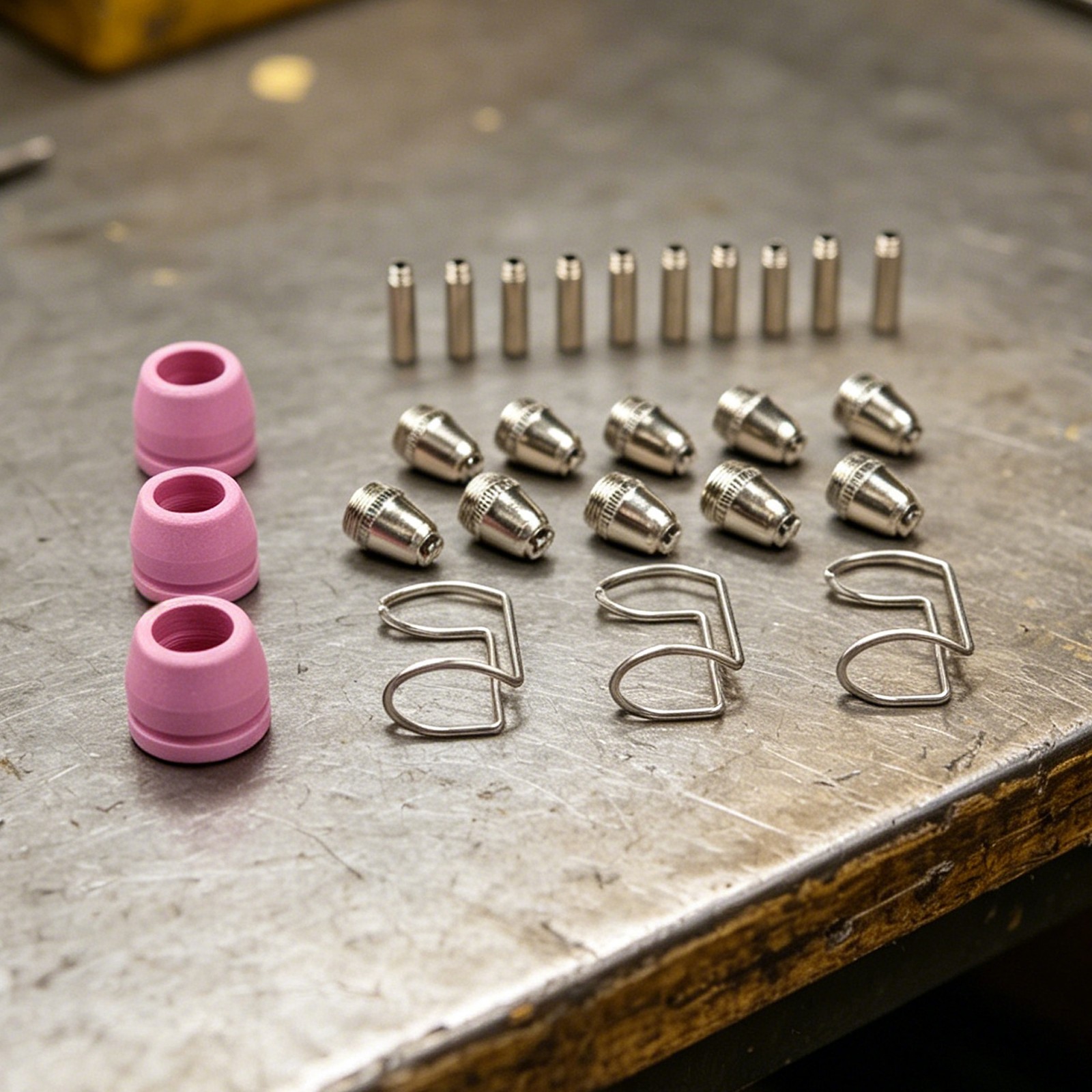 Consumable Set Flow Guide Rings Grooved Shield Cups Multiple Piece Options