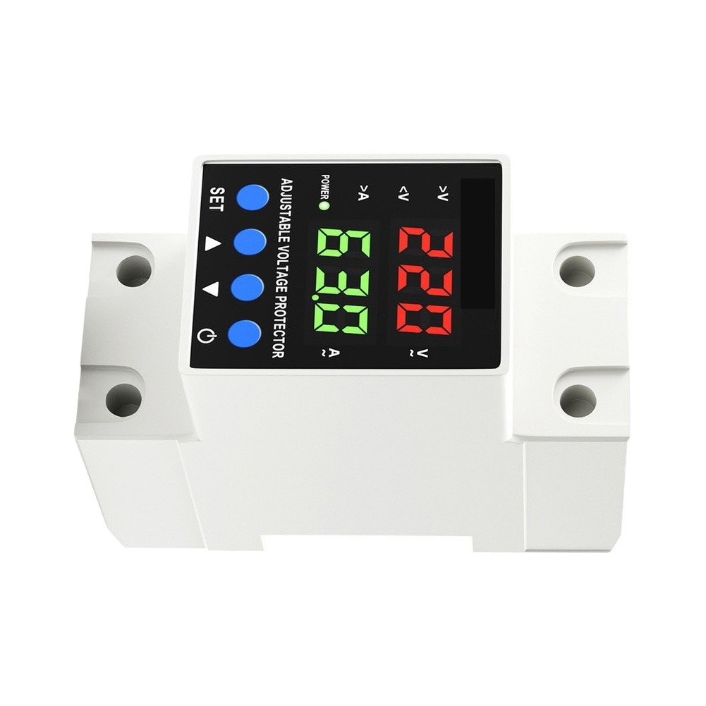 Intelligent Digital Over Under Voltage and Over For Current Protector 63A