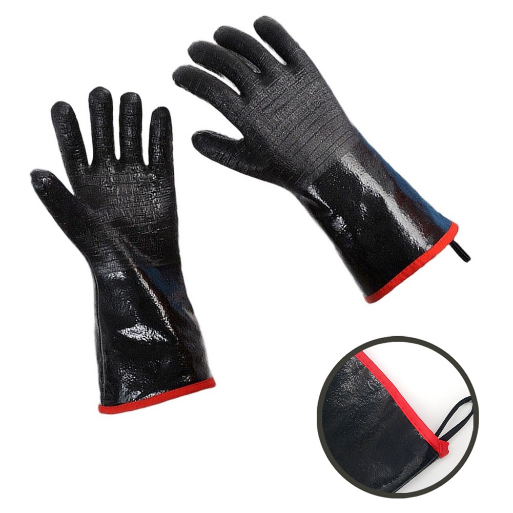 Waterproof BBQ Gloves Chloroprene Material Non Slip Grip for Smooth Tools