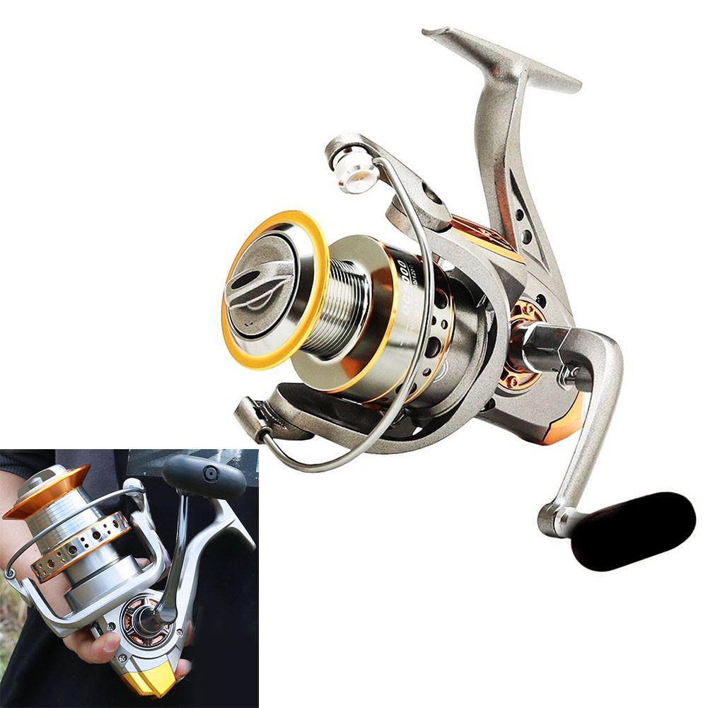 Reel for Saltwater Use Full Metal 5.2:1 Gear Ratio 12KG Max Brake Load
