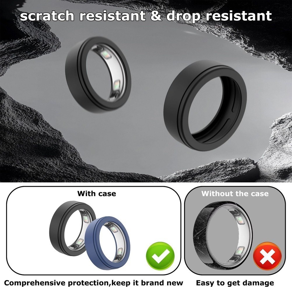 For Oura Ring 5 Silicone Sleeve - Designed for Comfort and Scratch Resistance