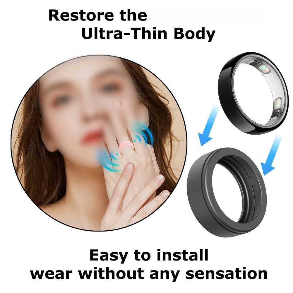For Oura Ring 5 Silicone Sleeve - Designed for Comfort and Scratch Resistance