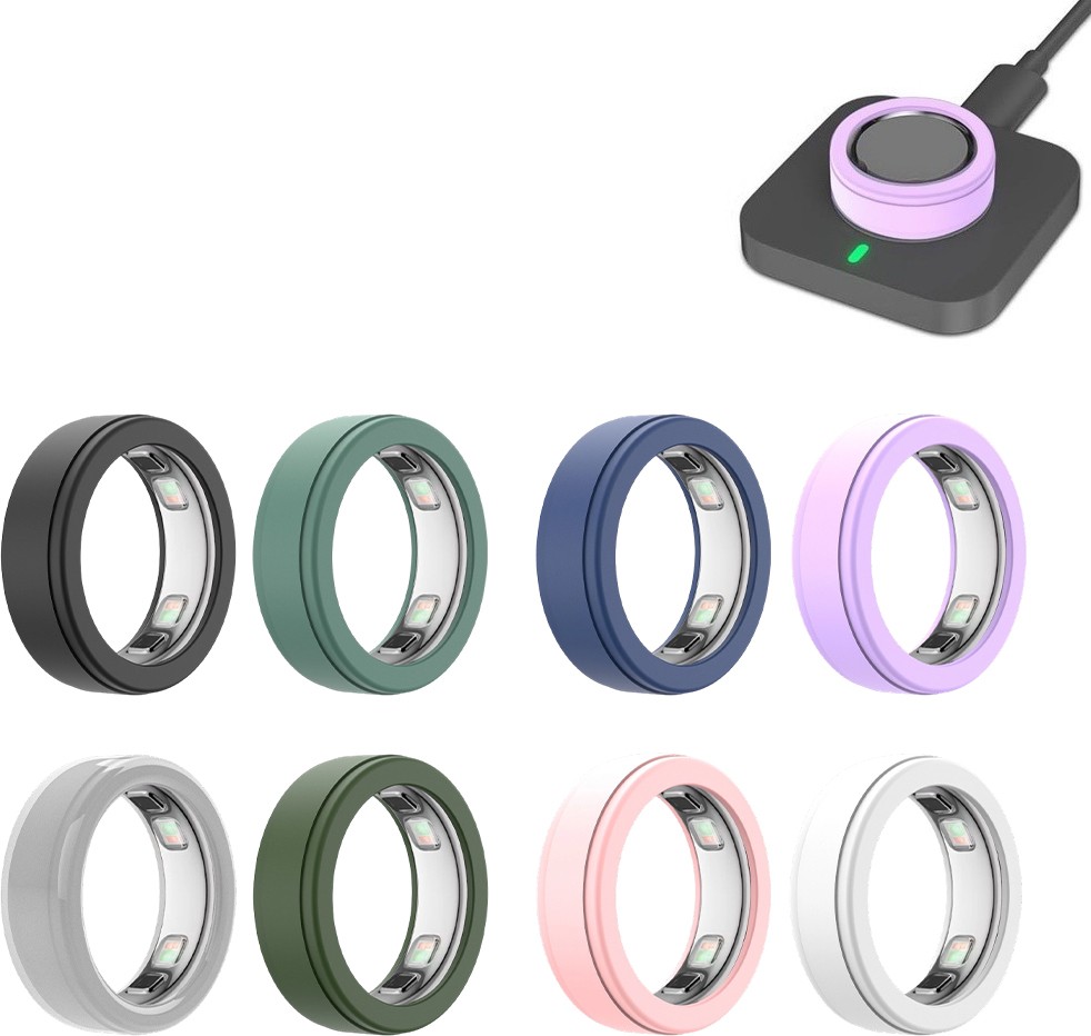 Lightweight Silicone Cover for Oura Ring 5 - Designed for S and M Sizes