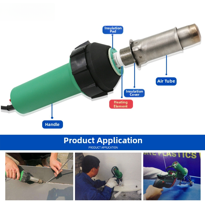 Heating Element 1550W 1600W for Hot Air Plastic Welding Torch Easy Install - Produktbild 3