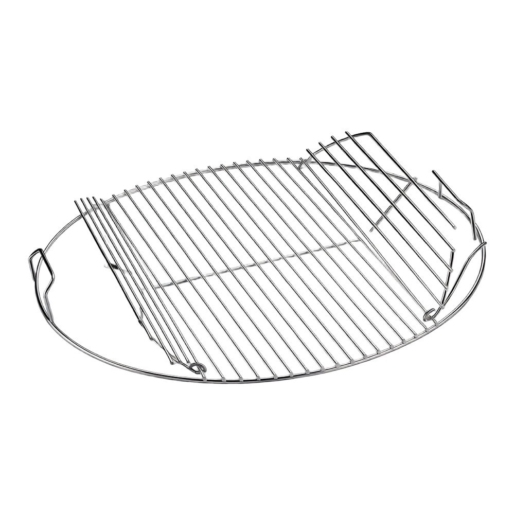 Grill Grate Hinged Round Stainless Steel for Weber 22 in and 22.5 in Cooker