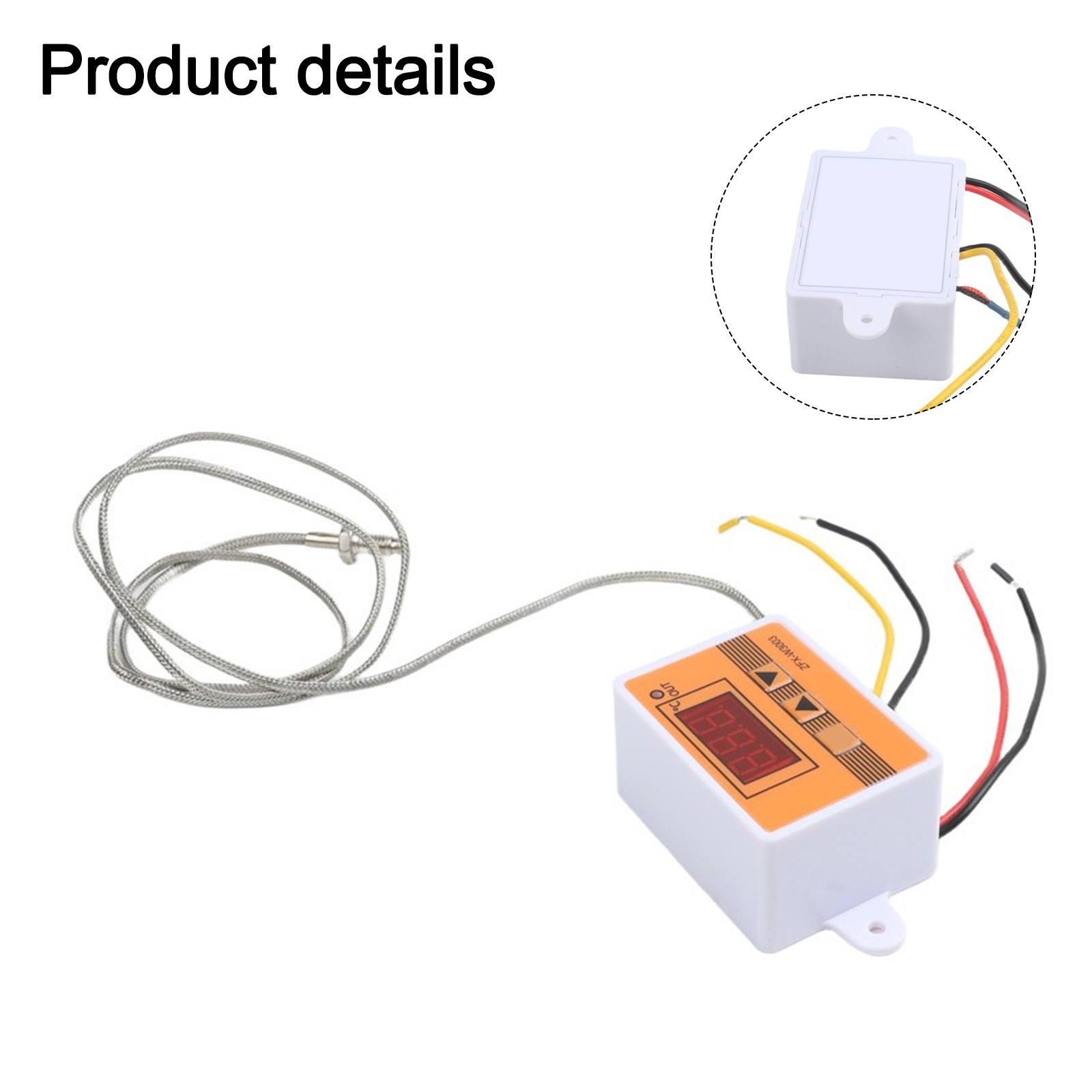 Digital Thermostat Temperature Controller 0 to 450 Degrees with Sensor