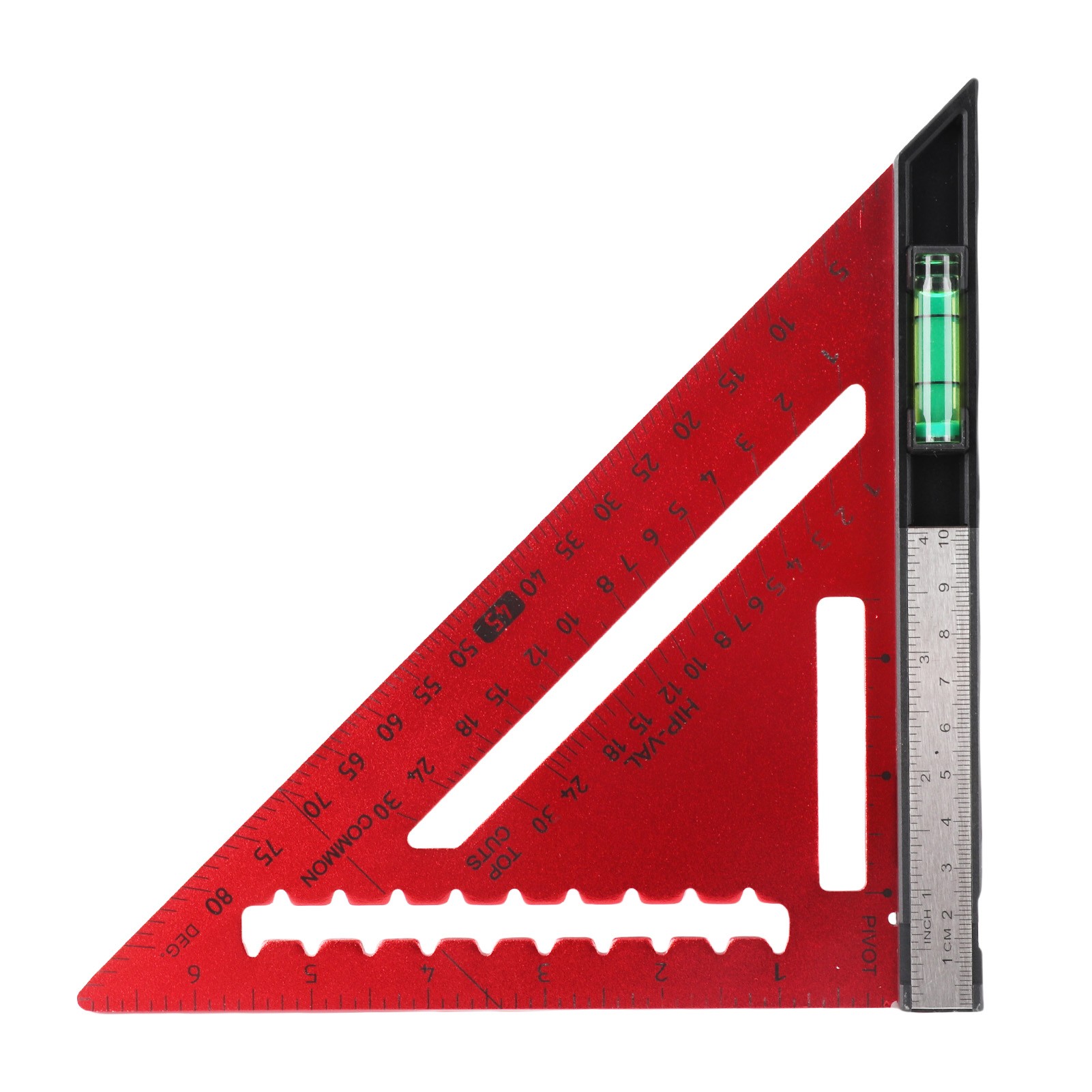 Aluminum Triangle Set Square 279x198mm for Right Angle and 45 Degree Lines