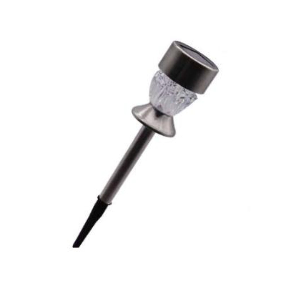 Solar Powered Lawn Light with Diamond Detail for Garden Camping Outdoor Use