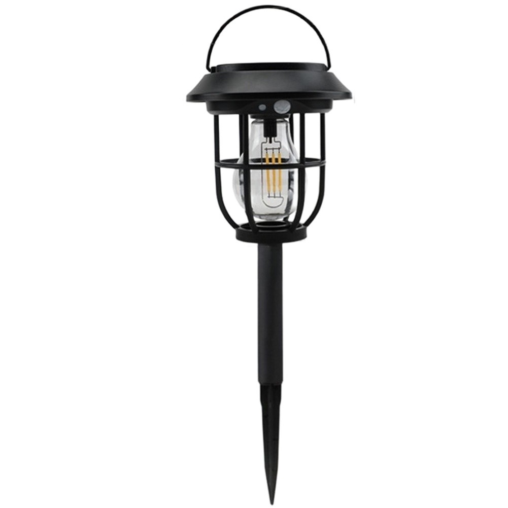 Solar Ground Stake Light for Outdoor Camping Wall Mount Warm White LED IP55