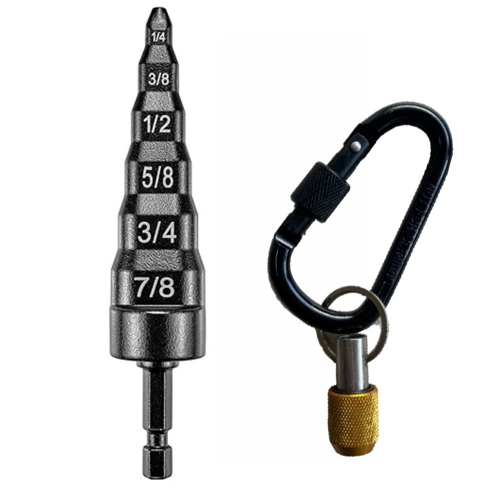 6-in-1 FOR Copper Pipe Flaring Tool FOR HVAC Techs with Portable Carabiner