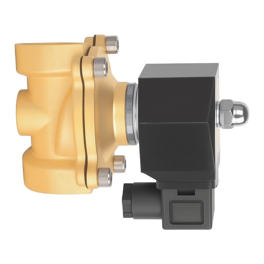 AC24V AC110V AC380V DN15 Brass Solenoid Valve with Plastic Encapsulated Coil - Produktbild 6