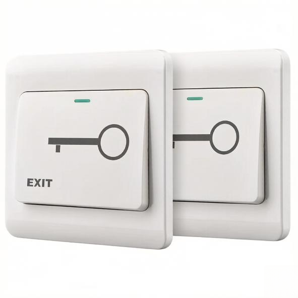 Pass Control Switches 2 Pack with Dual Function for Doorbell and Control