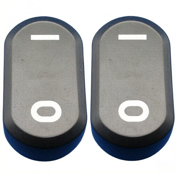 2pcs Boat Shaped 25A Switch 4 Pin 2 Position Silver Plated Copper IP55