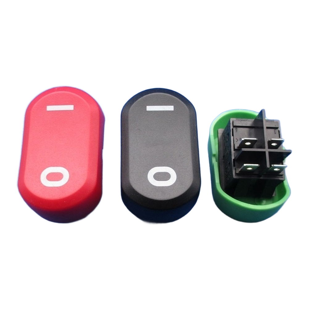 2pcs Boat Shaped 25A Switch 4 Pin 2 Position Silver Plated Copper IP55