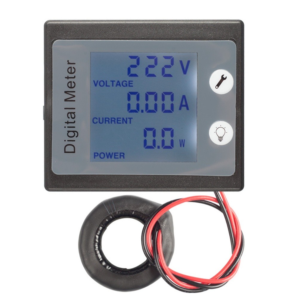 AC Monitoring Meter 80-260V 0-100A LCD Digital Multimeter STN Screen
