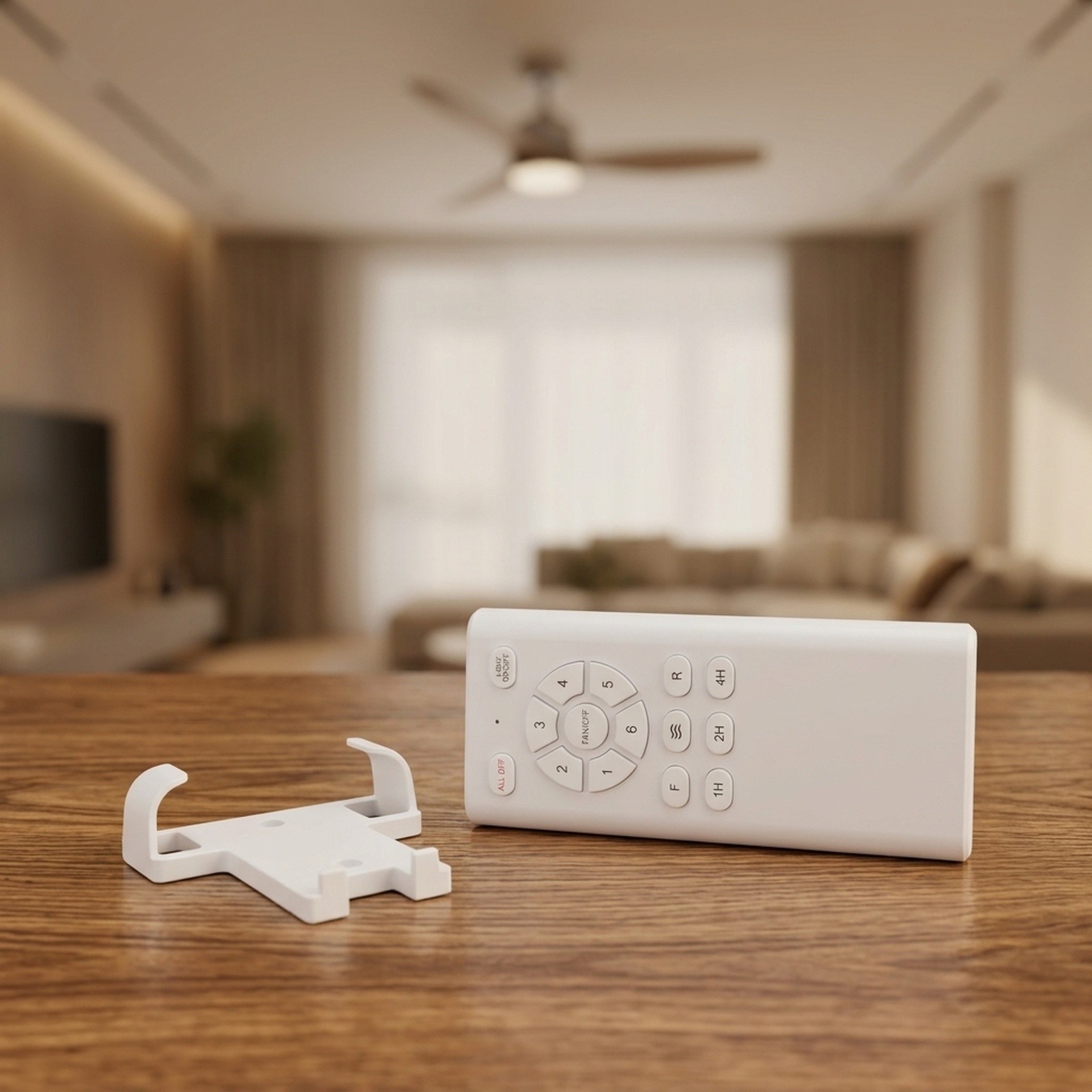 40W 60W Ceiling Fan Light Remote Control Compatible with DC Motor Fans