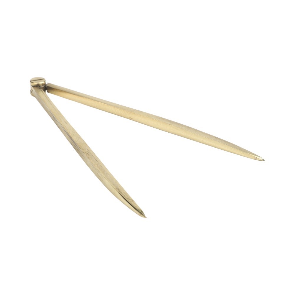 168mm Brass Chart Divider Tool Straight Rust Resistant for For construction