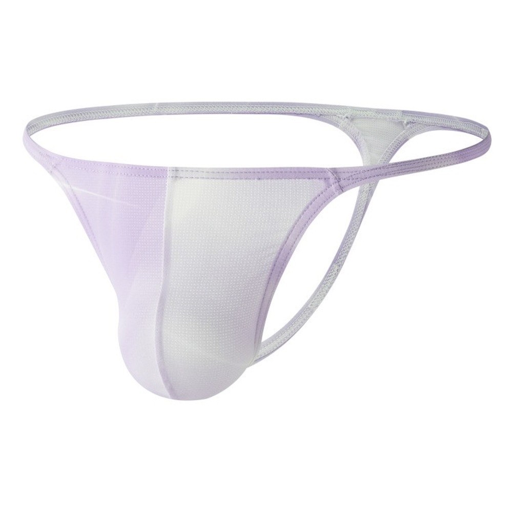 Men’s Low Waist Bulge Pouch G-String Thong Underwear 95% Nylon 5% Spandex