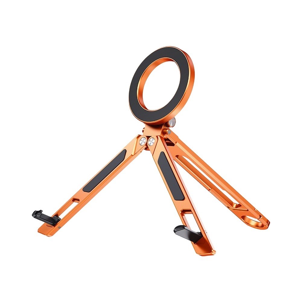 Aluminum Alloy Foldable Magnetic Tripod for Smartphones and Small Tablets