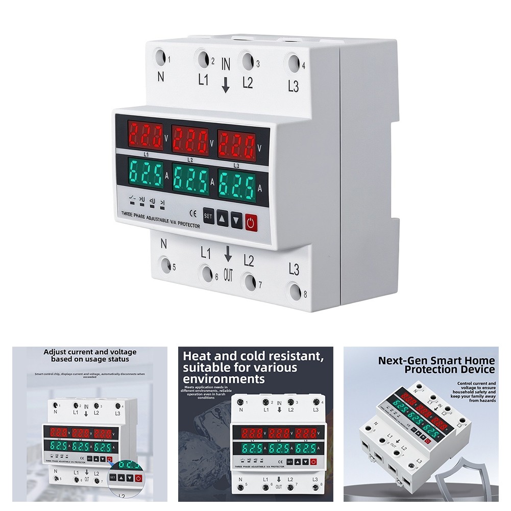 100A Voltage Monitoring Protector for Overvoltage Undervoltage Protection