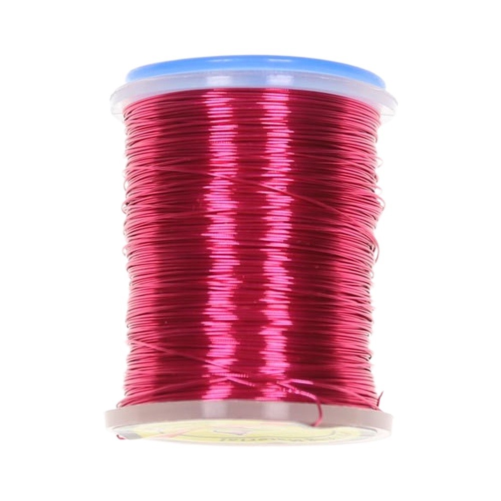 Bright Fly Tying Tinsel Wire 0.2mm Red Olive Green Red Silver Copper Black
