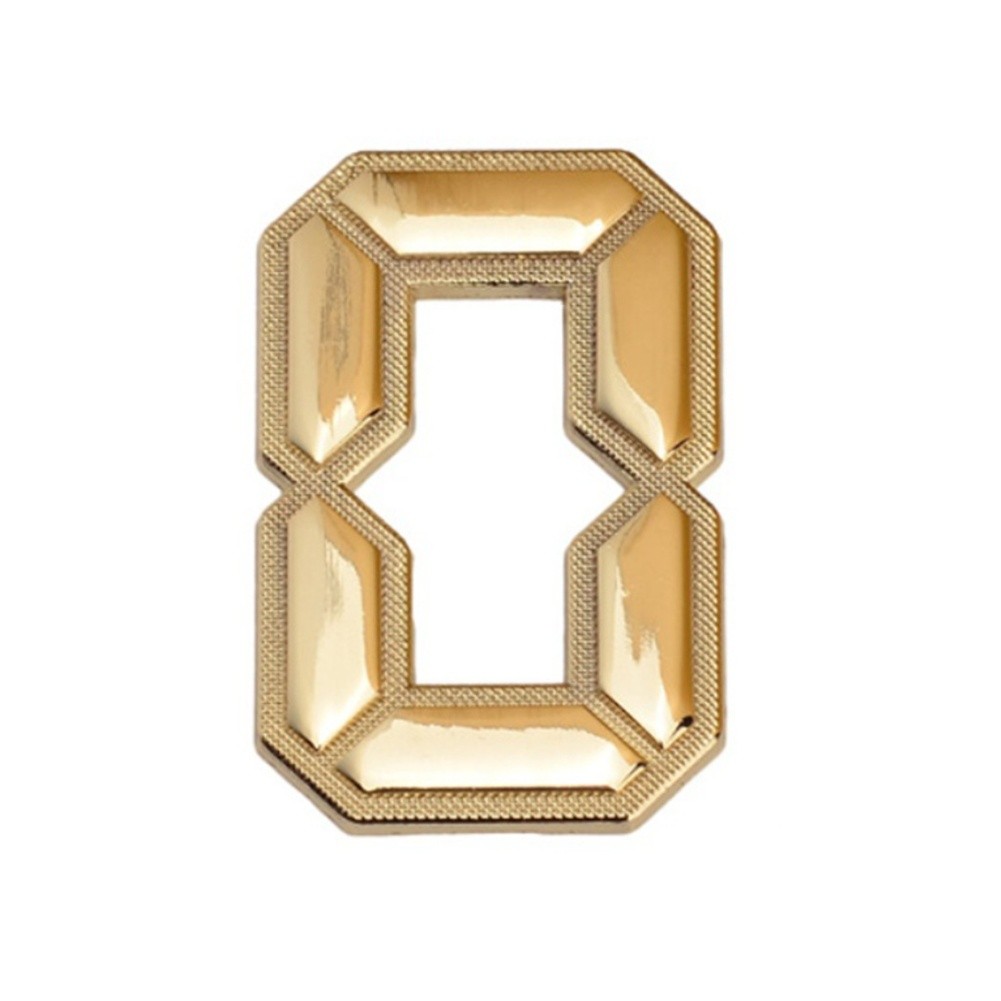 Outdoor Metal House Numbers 0-9 5.4cm High Peel and for Door Frame Fence