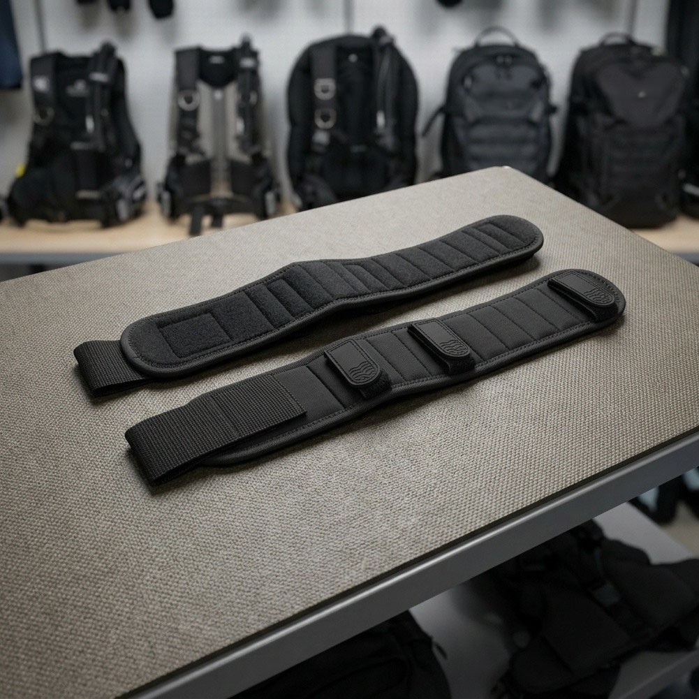 Comfortable Neoprene Shoulder Strap Pads for Technical Diving and Snorkeling