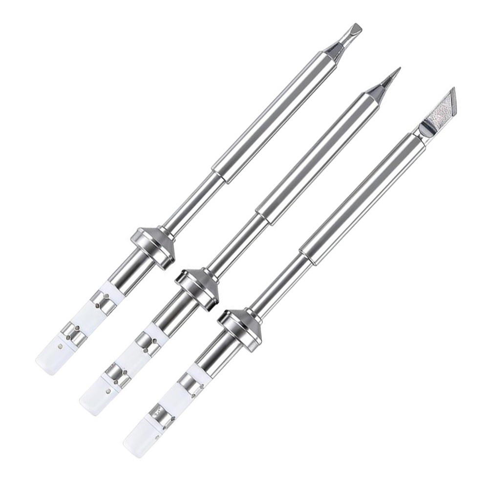 Replacement Soldering Tips for TS100 TS101 Pinecil V2 Stainless Steel Copper