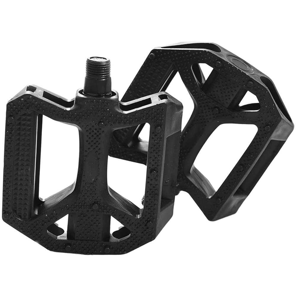 Bicycle Pedals Plastic 11cm x 9.5cm x 2.3cm Non-Slip Dual Reflective for E-Bike